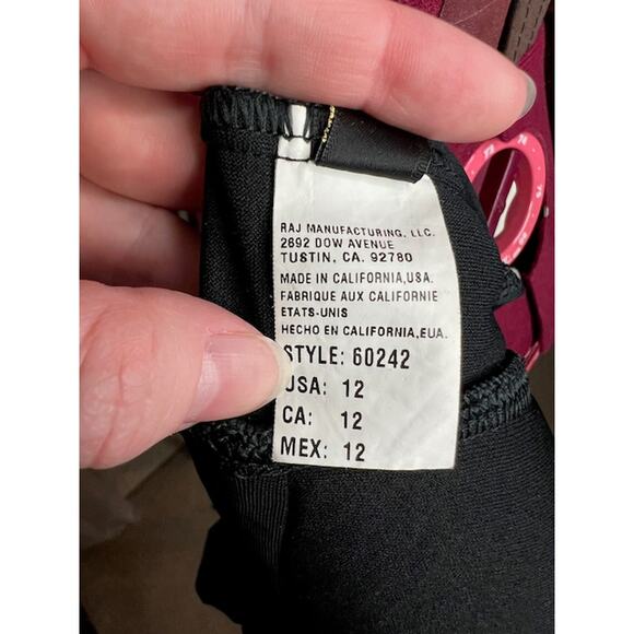 Athena tankini top black ruched - Picture 8 of 9